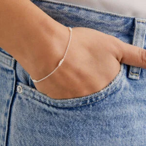 SILVER MINI OHRID PEARL BRACELET