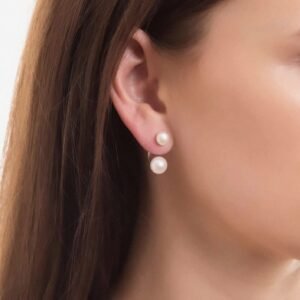Double Ohrid Pearls Earrings Silver 925