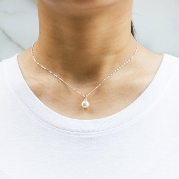 Silver Single Ohrid Pearl Pendant