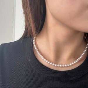 Classic Ohrid Pearls Necklace 6mm
