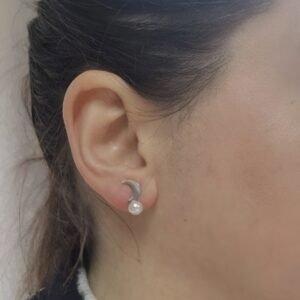 Silver Moon Ohrid Pearl Earrings
